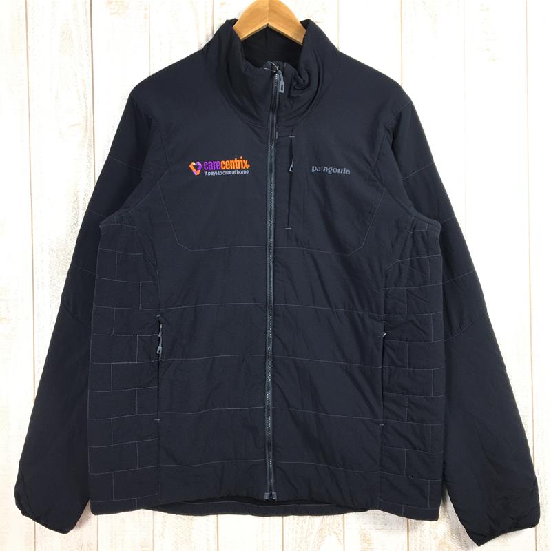 【Men's L ブラック系】 Patagonia ( パタゴニア ) ナノエア ジャケット Nano-Air Jacket フルレンジ インサレーション 企業刺繍 ユニフォーム 入手困難 84250 International Men's BLK Black 化繊