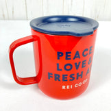 One Size Red Rei (REI) 12oz Camp Mug, Double-Wall Insulated, Red Hot, Hard-to-Find Cookware, Cup, Mug, Tumbler (z00054329)
