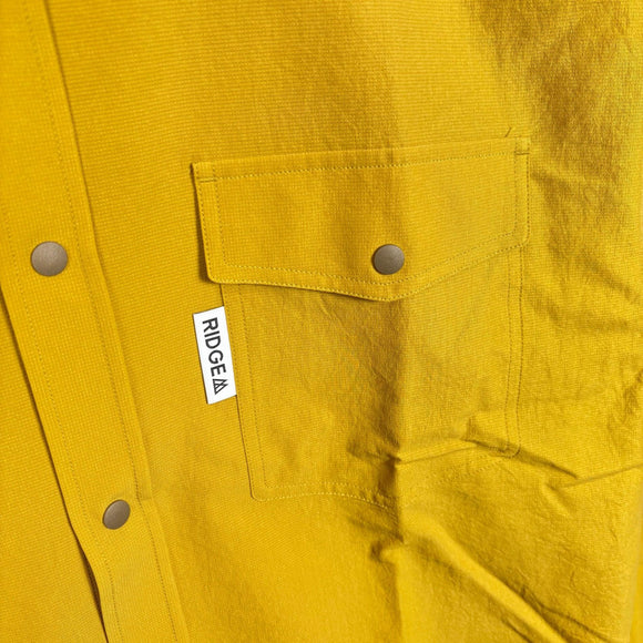 【Men's M イエロー系】 Ridge Mountain Gear ( リッジマウンテンギア ) ベーシック ロングスリーブ シャツ Basic Long Sleeve Shirt  Rustic Mustard z00055805 Rustic Mustard