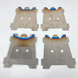 One Size Silver TTF Gear / To The Finish Gear Bonfire Stove, Hard-to-Fire Titanium Camping Gear, z00054582