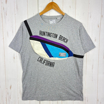 【Men's 2 グレー系】 Mei ( マウンテンイクイップメントインク ) × Grn（ジーアールエヌ）米綿天竺 Ｔシャツ 入手困難 ダブルネーム コラボモデル コットン ウェア トップス インナー シャツ ショートスリーブTシャツ クルーネック コットン z