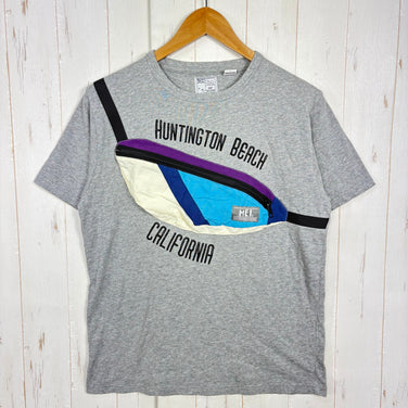 【Men's 2 グレー系】 Mei ( マウンテンイクイップメントインク ) × Grn（ジーアールエヌ）米綿天竺 Ｔシャツ 入手困難 ダブルネーム コラボモデル コットン ウェア トップス インナー シャツ ショートスリーブTシャツ クルーネック コットン z