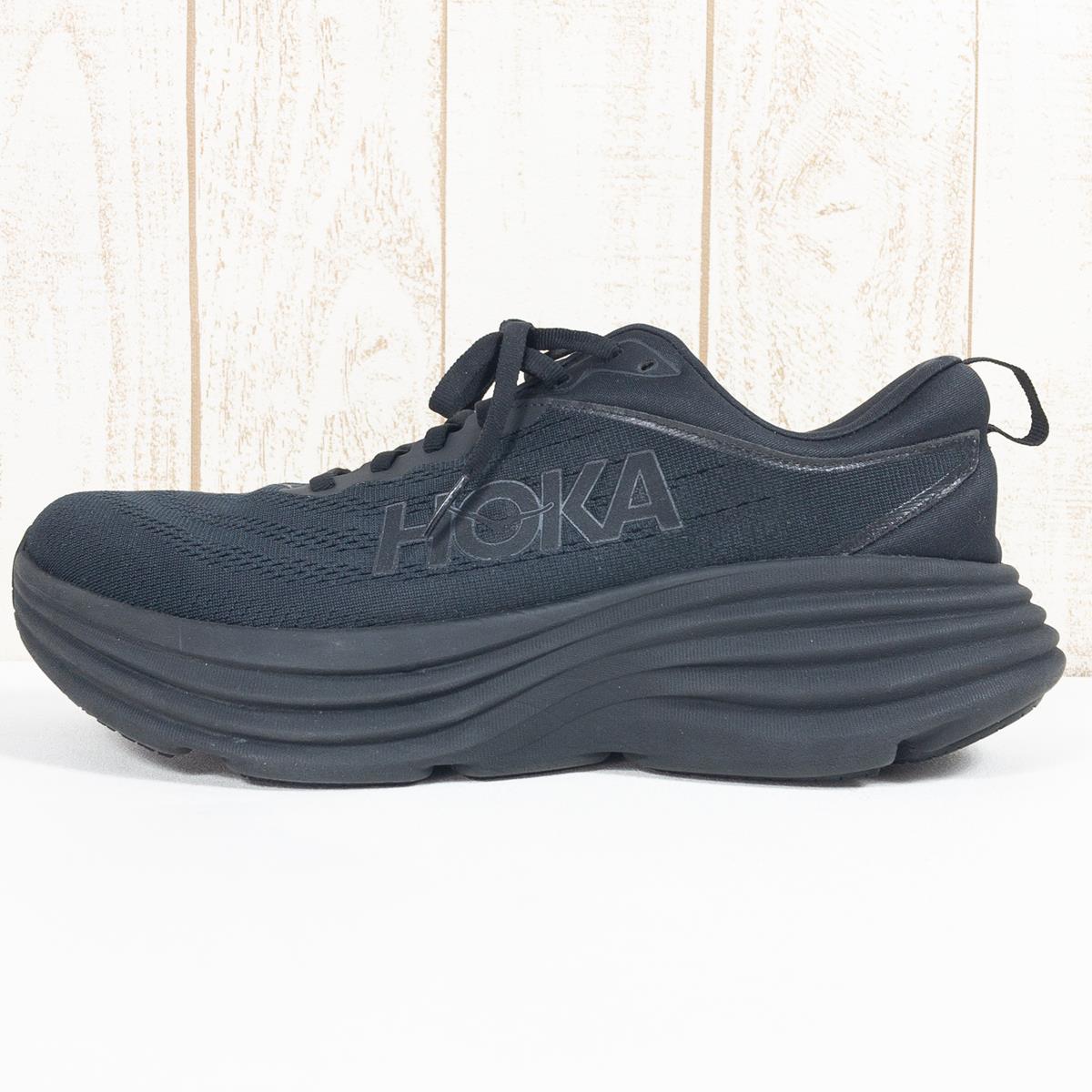 【男款27.0cm黑色】Hoka Oneone Bondi 8 Wide 公路跑鞋 1127953 男士 BBLC 黑色/黑色公路跑鞋鞋类