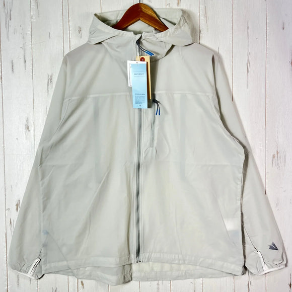【Unisex M アイボリー系】 Paper Sky Wear ( ペーパースカイ ウェア ) ウィンド シェル フーディー WIND SHELL HOODIE ECRU ナイロン ウェア トップス アウター ジャケット ソフトシェル z00053704 ECRU ソ