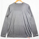 【Men's Ｓ グレー系】 Ridge Mountain Gear ( リッジマウンテンギア ) メリノ ベーシック ティー Merino Basic Tee Moss Gray メリノウール ウェア トップス インナー シャツ ロングスリーブTシャツ クルーネ - 【公式】2ndGEAR（セカンドギア）Webショップ【登山用品・アウトドア用品専門 買取販売店】
