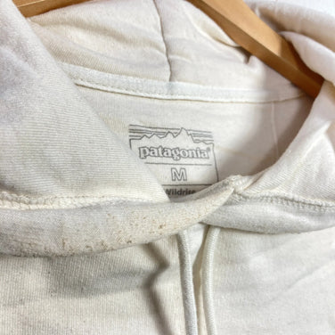 【Men's M アイボリー系】 2024 Patagonia ( パタゴニア ) ライトウェイト 73 テキスト ロゴ ワイルドライズ フーディ Lightweight '73 Text Logo Wildrise Fleece Hoody BCW オーガニックコッ