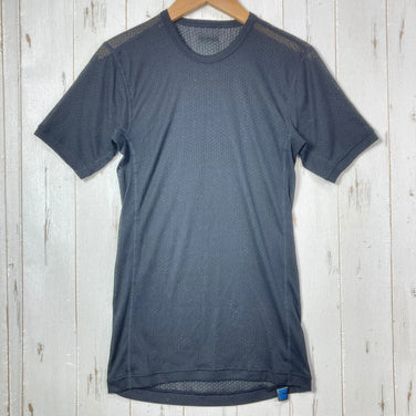 [Men's S Black Series] Finetrack Drylayer Basic T Polyester Wear Top Inner Shirt Short Sleeve T-shirt Crew Neck Synthetic Fiber z00057542 Synthetic Fiber Short Sleeve T-shirt Crew Neck