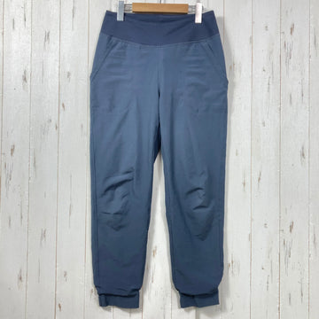 【Women's XS グレー系】 2019 Patagonia ( パタゴニア ) ラインド ハッピーハイク ステューディオ パンツ Lined Happy Hike Studio Pants SMDB 保温 裏地付き 秋冬向け ポリエステル ウェア ボトムス ロング