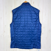 【Men's M ブルー系】 2015 Patagonia ( パタゴニア ) ナノ パフ ベスト Nano Puff Vest CHB Channel Blue（チャンネルブルー） プリマロフト ゴールド 化繊中綿 軽量 保温 化繊ダウン ウェア トップス ベス