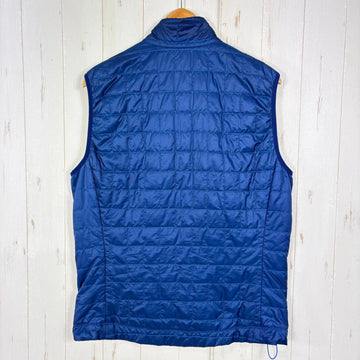 【Men's M ブルー系】 2015 Patagonia ( パタゴニア ) ナノ パフ ベスト Nano Puff Vest CHB Channel Blue（チャンネルブルー） プリマロフト ゴールド 化繊中綿 軽量 保温 化繊ダウン ウェア トップス ベス - 0