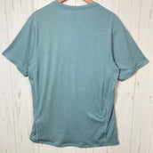 【Men's S ブルー系】 2024 Patagonia ( パタゴニア ) キャプリーン クール ライトウェイト シャツ Capilene Cool Lightweight Shirt TMBX ポリエステル ウェア トップス インナー シャツ ショートスリー