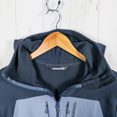 男式 M 海军蓝 Norrona Lyngen Powerstretch Pro 连帽衫、尼龙羊毛上衣、外套、z00052996