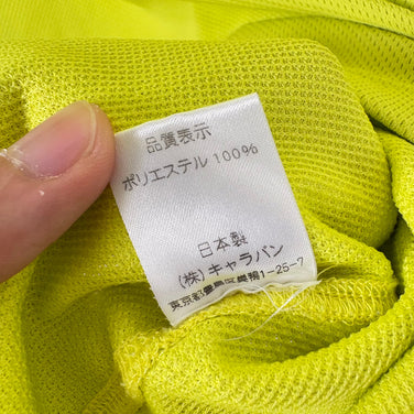 【Men's M イエロー系】 Jackwolfskin ( ジャックウルフスキン ) ファストモーション ハーフジップメッシュシャツ ポリエステル ウェア トップス インナー シャツ ショートスリーブシャツ 化繊 z00054699  化繊 ショートスリーブシャツ