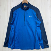 【Men's XL ブルー系】 Foxfire ( フォックスファイヤー ) トランスウェット ウールハーフジップ TS Wool Half Zip ポリエステル ウェア トップス インナー シャツ ロングスリーブシャツ ウール z00058584 ウール ロング