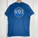 【Men's M ブルー系】 Rab ( ラブ ) スタンス マウンテン ピーク ティー Stance Mountain Peak Tee QCB-66 Tempest Blue z00058278 Tempest Blue コットン ショートスリーブTシャツ ク-2