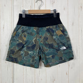 【Women's M グリーン系】 The North Face ( ザ・ノースフェイス ) フリー ラン ショーツ Free Run Short ナイロン ウェア ボトムス ショーツ ショートパンツ ソフトシェル z00060498 ソフトシェル ショーツ ショート