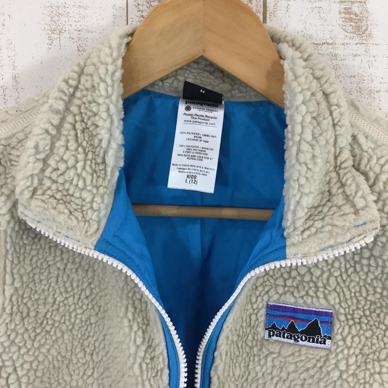 [Kid's L Ivory] ​​Patagonia Kids Retro-X Vest K'S Retro-X Vest 65617 国际儿童 NLR Natural x Larimar 蓝色抓绒背心上衣