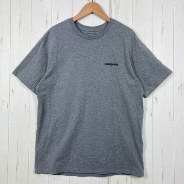 【Men's XS グレー系】 2026 Patagonia ( パタゴニア ) P-6 ロゴ レスポンシビリティー P-6 Logo Responsibili-Tee グラベル ヘザー (GLH) リサイクル素材100% コットン ウェア トップス インナー シャ