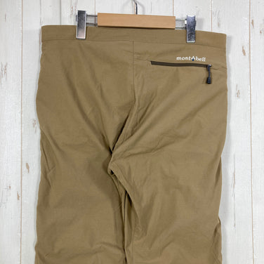 【Men's L ベージュ系】 Montbell ( モンベル ) ストレッチ O.D. パンツ Men's Stretch O.D. Pants Men's リップストップ 1WAYストレッチ はっ水加工 ナイロン ウェア ボトムス ロングパンツ ソフトシェル z