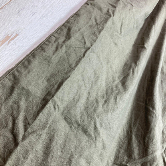 【Women's S グリーン系】 Gramicci ( グラミチ ) リネン ラップ フレア パンツ LINEN WRAP FLARE PANTS ASHGREEN ウェア ボトムス ロングパンツ コットン z00052001 ASHGREEN コットン ロングパンツ - 【公式】2ndGEAR（セカンドギア）Webショップ【登山用品・アウトドア用品専門 買取販売店】