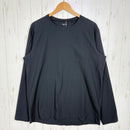 【Men's L ブラック系】 Houdini ( フーディニ ) メンズ カバークルー ロングスリーブ M's Cover Crew Long Sleeve 258694 true black z00058231 true black 化繊 ロングスリーブTシャツ-1