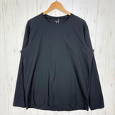 【Men's L Black】 Houdini Men's Cover Crew Long Sleeve 258694 true black z00058231 true black Synthetic Long Sleeve T-shirt