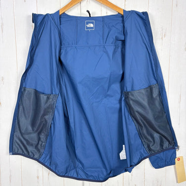 Men's Size Small Navy The North Face Swallowtail Vent Hoodie Nylon Windshell Jacket (z00055386)