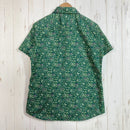 【Women's S グリーン系】 Montbell ( モンベル ) WIC ライト プリント ショート スリーブ シャツ WIC Light Print Short Sleeve Shirt ポリエステル ウェア トップス インナー シャツ ショートスリーブシャツ-2