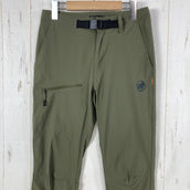【Women's XS グリーン系】 Mammut ( マムート ) アジリティ スリム パンツ アジアンフィット ウィメンズ AEGILITY Slim Pants AF Women ストレッチ DWR 一体型ベルト ナイロン ウェア ボトムス ロングパンツ ソフトシェ