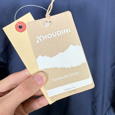 【Unisex XS ブルー系】 Houdini ( フーディニ ) ウェザー ティー Weather Tee 159784 BUCKET BLUE z00055957 BUCKET BLUE 化繊 ショートスリーブTシャツ クルーネック インナー シャツ トップス