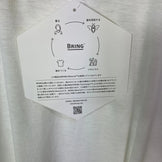 【Unisex L ホワイト系】 Bring ( ブリング ) ドライコットニー ベーシック ティーシャツ DryCottony Basic T‑shirt ポリエステル ウェア トップス インナー シャツ ショートスリーブTシャツ クルーネック 化繊 z000547