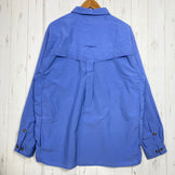 【Men's L ブルー系】 Exofficio ( エクスオフィシオ ) ロングスリーブ フィッシング シャツ Long Sleeve Fishing Shirt 生産終了モデル 入手困難 ナイロン ウェア トップス インナー シャツ ロングスリーブシャツ 化繊