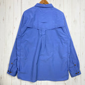 【Men's L ブルー系】 Exofficio ( エクスオフィシオ ) ロングスリーブ フィッシング シャツ Long Sleeve Fishing Shirt 生産終了モデル 入手困難 ナイロン ウェア トップス インナー シャツ ロングスリーブシャツ 化繊