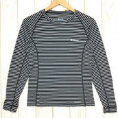【Women's L ブラック系】Columbia ( コロンビア ) オムニウィック ボーダー ロングスリーブ Tシャツ クルーネック 速乾 PL2629 Women's 化繊 ロングスリーブTシャツ クルーネック インナー シャツ トップス ウェア - 【公式】2ndGEAR（セカンドギア）Webショップ【登山用品・アウトドア用品専門 買取販売店】
