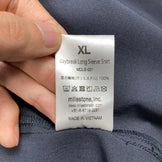 Unisex XL Gray Milestone Daybreak Long Sleeve Shirt, Twilight, Polyester, Tops, Undershirt, Long Sleeve