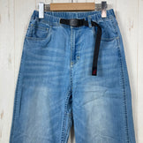 【Women's XS ブルー系】 Gramicci ( グラミチ ) デニム ファイブ ポケット ワイド パンツ Denim Five Pocket Wide Pants コットン ウェア ボトムス ロングパンツ コットン z00060523  コットン ロングパンツ