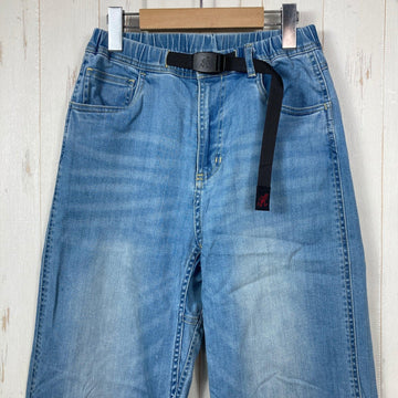 【Women's XS ブルー系】 Gramicci ( グラミチ ) デニム ファイブ ポケット ワイド パンツ Denim Five Pocket Wide Pants コットン ウェア ボトムス ロングパンツ コットン z00060523  コットン ロングパンツ - 0