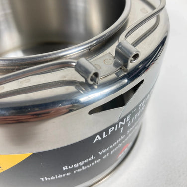 One Size Silver MSR Alpine Teapot (Discontinued Model, Hard to Find) Stainless Steel Cookware Kettle (z00054251)