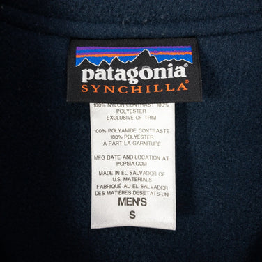[男士 S 黑色] Patagonia Shelled Synchilla Snap-T 连帽衫尼龙 25470 国际男士黑色 | 黑色 |
