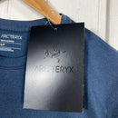 【Men's S ネイビー系】 Arcteryx ( アークテリクス ) レミージ ワード シャツ SS Remige Word Shirt SS Cobalt Moon 吸汗速乾 UPF50+ ポリエステル ウェア トップス インナー シャツ ショートスリーブTシ-3