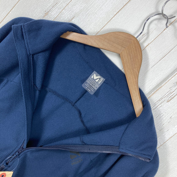 【Men's L ネイビー系】 Millet ( ミレー ) K ライト グリッド ジャケット K Lightgrid Jacket ポーラテック ミニグリッド ポリエステル ウェア トップス アウター ジャケット フリース z00061605  フリース アウター