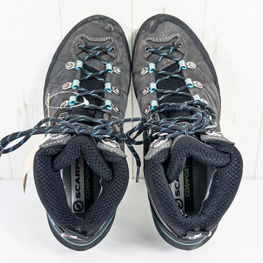 Scarpa Marmolada Pro HD 女款 Shark/Octane 徒步靴，尺码 26.1 厘米，黑色 (z00053530)