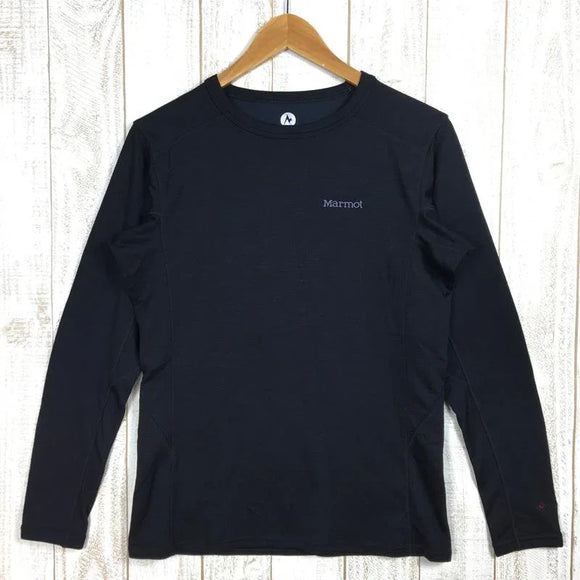 【Men's M ブラック系】 Marmot ( マーモット ) クライムウール ロングスリーブ クルーネック Tシャツ Climb Wool Long Sleeve Crewneck T-Shirt MJT-F6047 Asian Men's ウール ロングスリ - 【公式】2ndGEAR（セカンドギア）Webショップ【登山用品・アウトドア用品専門 買取販売店】