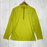 【Men's M イエロー系】 Finetrack ( ファイントラック ) ドラウト エア ジップ ネック Drought Air Zip Neck ポリエステル ウェア トップス インナー シャツ ロングスリーブシャツ 化繊 z00059824  化繊 ロングス
