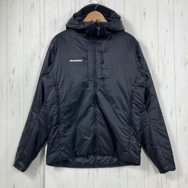 【Men's L ブラック系】 Mammut ( マムート ) IN フレックス フーデッド ジャケット IN Flex Hooded Jacket 生産終了モデル 入手困難 Nespresso（ネスプレッソ）コラボ 化繊ダウン ウェア トップス アウター ジャケッ