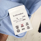 【Women's M ブルー系】 Icebreaker ( アイスブレーカー ) スーパーファイン190 ロングスリーブ ウールティー メリノウール ウェア トップス インナー シャツ ロングスリーブTシャツ クルーネック ウール z00055018  ウール ロング
