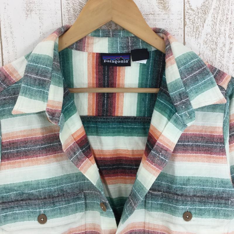 【Men's S グリーン系】 Patagonia ( パタゴニア ) ヘビー フランネル シャツ Heavy Flannel Shirts サニーストライプ 生産終了モデル リメイク International Men's サニーストライプ コットン ロングスリー