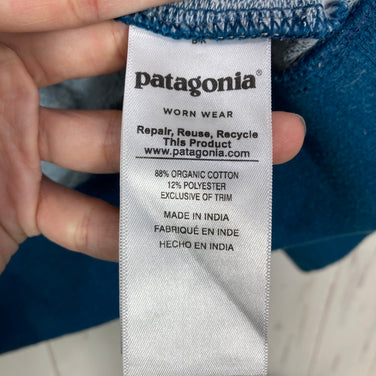 【Women's M ブルー系】 2017 Patagonia ( パタゴニア ) ボードショーツ ラベル ライトウェイト フルジップ フーディ Board Short Label Lightweight Full-Zip Hoody オーガニックコットン ウェア ト