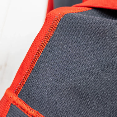 Montbell 酷炫半袖拉链衬衫，男款，L码，红色。涤纶，短袖衬衫，合成纤维。产品编号：z00053000。