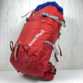 Montbell Alpine Pack 50 Nylon Storage Backpack (Women's One Size, Red) - Capacity: 55L-79L (z00055730)